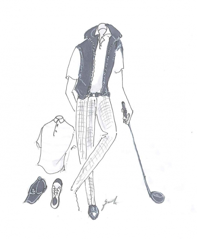 服装のカラーによって決まるその日のゴルフスタイル 服装のカラーによって決まるその日のゴルフスタイル